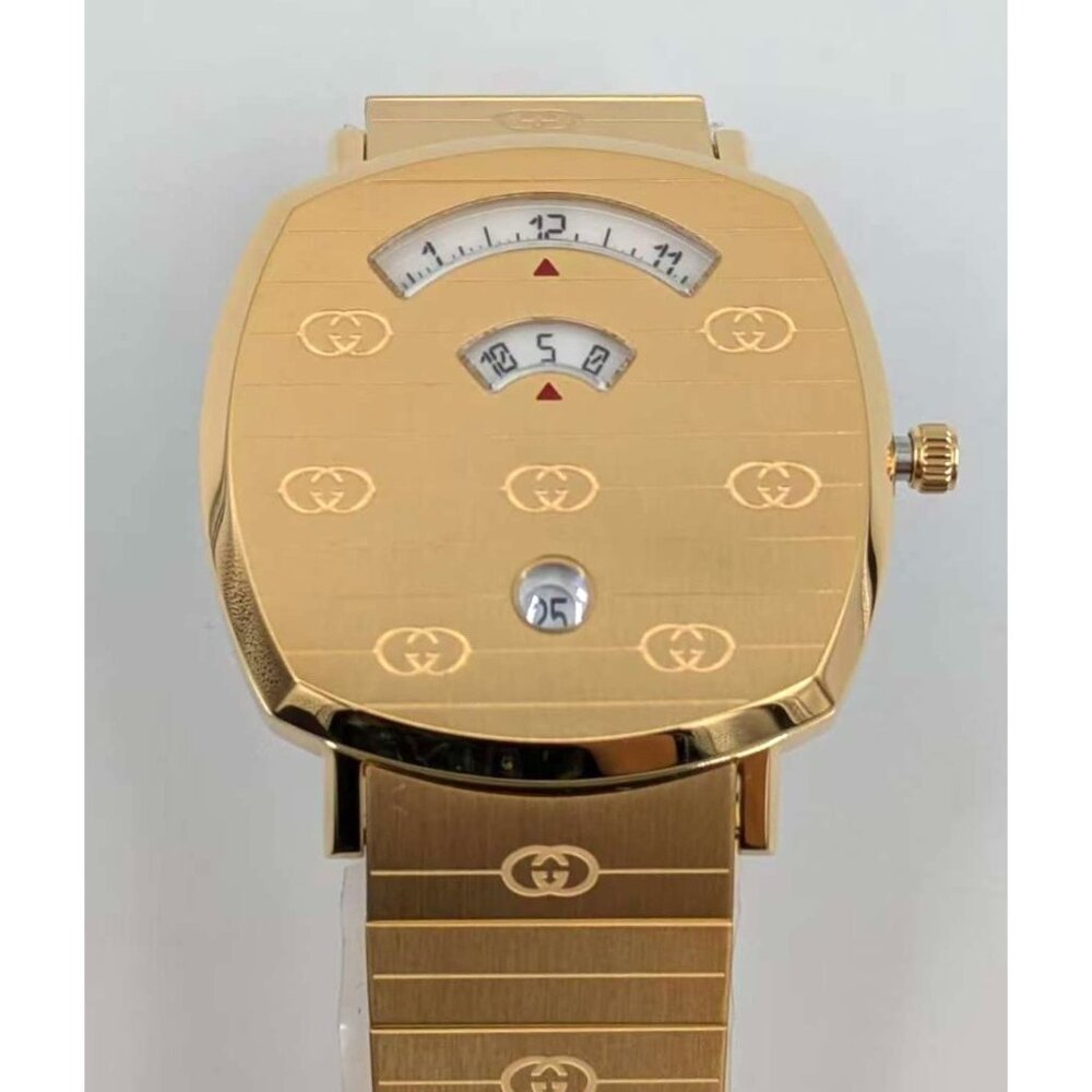 Gucci Grip Quartz Stainless Steel Watch Yellow Gold 38mm YA157409
unisex - Picture 4 of 15